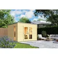 LASITA MAJA Gartenhaus PALERMO 1, BxT: 300x302 cm, (Set, inkl. Fussbodenbretter zum verlegen) beige