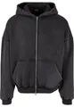 URBAN CLASSICS Sweatjacke Urban Classics Herren Heavy Stone Washed 90's Zip Hoodie (1-tlg)