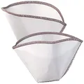 Rosenstein & Söhne Filter: 2er-Set faltbare Edelstahl-Dauerkaffeefilter, Gr. 4 für 2-4 Tassen (Kaffee-Dauerfilter Edelstahl, Kaffeefilter Dauerfilter, Tasse)