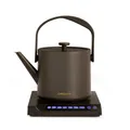 CREATE/HATTORI STUDIO/Elektrischer Wasserkocher 0,5L Schwarz/Warmhalten, Sicherheitssystem, Thermostat, Digitalanzeige, Temperaturanzeige, 880W