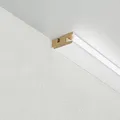Trevendo LED-Deckenleisten MDF - weiß foliert - moderne Lichtleiste für ein gemütliches Ambiente - Maße 22x45x2500mm (ohne LED-Band)