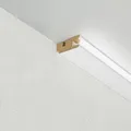 LED-Deckenleiste Wandleiste Schiene MDF weiß 22 x 45 x 2500mm