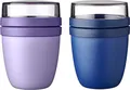Mepal | Lunchpot Ellipse Mini | Lilac + Blue | Müsli to go | 300ml + 120ml | Gef
