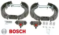 BOSCH 0204114580 Bremsbackensatz 4 Bremsbacken Trommelbremse für Renault