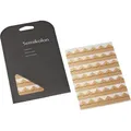 Semikolon Eckaufkleber für Fotos in der Farbe von Naturpapier