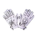 BY CITY Second Skin Tattoo Lederhandschuhe weiß XL