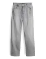 OPUS Damen Straight | MIVA Align Straight Jeans aus BCI Cotton Mix Mid Rise Light modern Grey, 40 L28