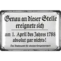 LANOLU Retro Blechschild, lustiges Sprüche Schild für Männer, Kneipen Deko und Garten, geprägt und gestanzt, 20x30 cm