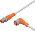 Ifm Electronic EVW036 Verbindungsleitung Stecker, gerade, Buchse, gewinkelt 0.3m Polzahl Sensoren: 4