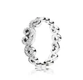 Pandora Silberring Ring Damen Heart Swirls Zirkonia Sterling-Silber 197117CZ Gr. 52