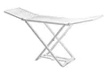 Faltbare Wäscheleine, Made in Italy, 194 x 58 x 108 cm, Weiße Farbe