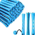 Kleine Dauerwellen Wickler Lockenwickler Set Kurzhaar Blau Set 60 Stück
