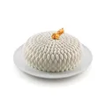 Silikomart 20.408.13.0065 HONORE Silikonform Ø190 h 70 mm, Silikon, Cream, HONORÉ