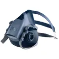 3 M Deutschland GmbH 3M Halbmaske 7500 , Langlebige Maske mit Bajonett-Doppelfilterdesign, 1 Stück, Größe S 7501