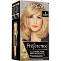 LOreal-Paris Haarfarbe ColorationPréférence Glänzende Farbe 8 California/Naturblond 1 Stk. (9,99 € / 1 Stk.)