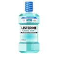 LISTERINE Cool Mint Mild 500 ml, antibakterielle Mundspülung mit ätherischen Ölen und ohne Alkohol, mildes Mundwasser bekämpft wirksam Bakterien, optimale Ergänzung zur täglichen Zahnpflege