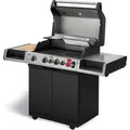 Enders Uniq 4 IK Cruster Gasgrill - Schwarz/Silber