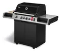 Enders® Gasgrill UNIQ 4 IK CRUSTER®, 4-Edelstahlbrenner, mehrstufige Drehregler, 800 °C TURBO ZONE™, SWITCH GRID™, HEAT RANGE™, SIMPLE CLEAN™, doppelwandige Garhaube, GN ½ Container, Bambusbrett #8702