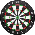 BULL'S Chelsea Paper Dart-Board Dartboard Dartscheibe Steeldart Zweiseitg NEU