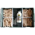 TOX Holzdübel-Set mit ZubehörL-BOXX Mini Wood (207 Stk.)