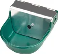 Schwimmer-Tränkebecken, SN190, Niederdr.,2l,pulverbesch. grün