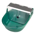 Kerbl Schwimmer-Tränkebecken, SN190, Niederdr.,2l,pulverbesch. grün