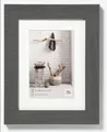 Holz Bilderrahmen HOME in grau 15x20 cm