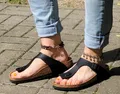 BIRKENSTOCK Gizeh schwarz Black 0043691 Birko Flor normale Weite