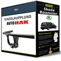 Starre Anhängerkupplung für SKODA Roomster 04.2010-07.2016 Typ 5J Auto Hak NEU