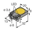 Turck Induktiver Sensor bündig PNP, Schließer BI5U-Q08-AP6X2-V1131