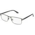 O'Neill ONO 4538 Herren-Brille inkl. Gläser Vollrand Eckig Kunststoff Metall-Gestell 51mm/17mm/145mm, grau