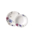Villeroy & Boch Tafelservice Mariefleur Gris Basic (12-tlg), 6 Personen, Fine China-Porzellan, Teller Set, Made in Germany, Fine China Porzellan