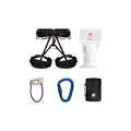 Mammut 4 Slide Climbing Package | Klettersteigset, Mit Klettergurt, Karabiner, Sicherungsgerät, Chalk Bag und Chalk Balls, Ausrüstung zum Klettern, Absturzsicherung | M-XL