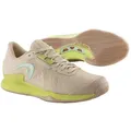 Head Sprint Pro 3.5 Clay/Sandplatz beige/limegrün Damen Tennisschuh beige 40,5 EU