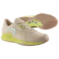 Head Tennisschuhe Sprint Pro 3.5 Clay/Sandplatz beige/limegrün Damen, Größe Euro (US): 40,5 (9)