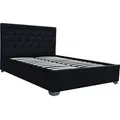 Habitat Et Jardin - Doppelbett Mit Bettkasten 'tino' - 160 X 200 Cm - Schwarz