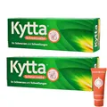 Kytta Schmerzsalbe bei Schmerzen und Schwellungen, Muskelschmerzen, Kniegelenkschmerzen, Zerrungen Verstauchungen I mit Beinwell Extrakt I Sparset mit Pharma Perle give-away (2 x 100g)