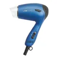 Clatronic® Haartrockner klappbar | 1200W Reisehaartrockner | 2 Stufen | inkl. Diffusor und Tasche | Spannungsversorgung umschaltbar 110/230V | Raartrockner klein | Hair Dryer HTD 3429 blau