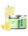 everydays – smap® drink lemon – 100% reine Aminosäuren - hochwertige Proteinbausteine für Zellen, Muskeln & Regeneration – Vegan, zuckerfrei - Zitrone-Limette (300g)