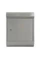 MEFA Briefkasten Topaz 844 mit Zeitungsrolle Farbe Edelstahl, +Sicherungsschloss