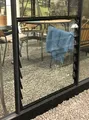 LAMELLENLÜFTER INKL. GLAS - SCHWARZ -für Gewächshaus Premium, Gartner, Orangeri