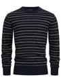 Indicode Herren INMoltilion Strickpullover aus 100% Baumwolle | Strickpullover für Männer Navy, XL