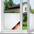 d-c-fix Fensterfolie Frost - 90 cm x 1,5 m – statische Sichtschutzfolie mit modernem Muster für Glasflächen – selbsthaftend, blickdicht, dekorativ