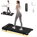 Walking Pad Laufband leise tragbar LED-Display 1-8 km/h für Zuhause