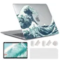 4 in 1 Hülle Kompatibel mit MacBook Air 13 Zoll 2020 2019 2018 Freisetzung A2...
