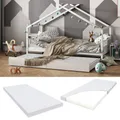 Kindermatratze Weiß 90 x 190 cm H2 Härtegrad VitaliSpa