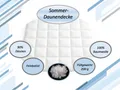 Sommer Decke Bettdecke Superleichte Sommerdecke 90% Gänsedaune Punkt Steppung