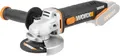 Worx Akku-Winkelschleifer WX800.9, einfach zum Schleifen & Schneiden, ohne Akku & Ladegerät