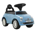 vidaXL Tretfahrzeug Aufsitzauto Fiat 500 Blau