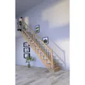 STARWOOD Systemtreppe "Lindos", Eichenholz, 13 Stufen, max. Geschosshöhe 300 cm - braun